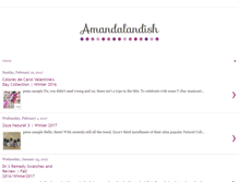 Tablet Screenshot of amandalandish.com